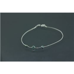 14K White Gold Alexandrite Bracelet CRV $1339