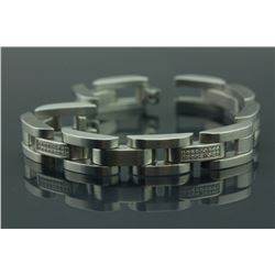 Stainless Steel Diamond (0.40ct) Bracelet CRV $488