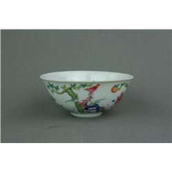 Chinese Famille Rose Porcelain Bowl Guangxu MK