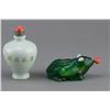 Image 3 : 4 Pcs of Chinese Porcelain Figures & Snuff Bottles