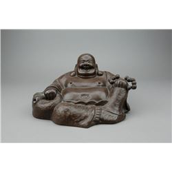 Chinese Zisha Pottery Buddha