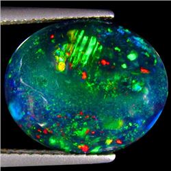 Natural Multi Color Welo Black Opal 4.95 Carats
