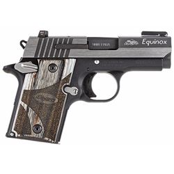 Sig Sauer 9389EQAMBI P938 Ambi Single 9mm 3" 6+1 Hogue Blk Diamondwood 2Tone