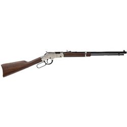 Henry H004SE Engraved Silver Eagle Lever 22 Short/Long/Long Rifle 20" 16+1 American Walnut Stk Blued