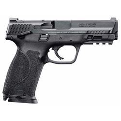 Smith & Wesson 11524 M& P M2.0 Double 9mm 4.25" 17+1 TS Black Interchangeable Backstrap Grip Black A