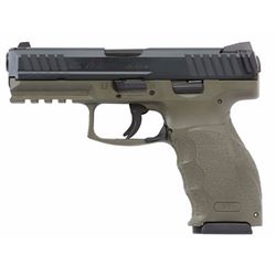 HK M700040GRA5 VP40 Double 40 Smith & Wesson (S& W) 4.09" 13+1 2 Mags 3-Dot OD Green Interchangeable