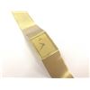 Image 2 : 14KT YELLOW GOLD "SOLID" DRESS WRIST WATCH CONCORD-SQUARE SHAPE DIAL WITH CHAMPAGNE COLOURED FACE.
