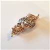 Image 2 : 14KT YELLOW AND WHITE GOLD SLIDER STYLE PENDANT, REPLACEMENT VALUE: $4800.00