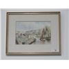 Image 1 : Framed watercolour river scene