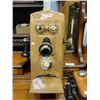 Image 1 : Coca Cola oak wall phone
