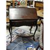 Image 1 : Antique oak writing desk w/paw feet