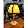 Image 1 : 1920's stained glass table lamp