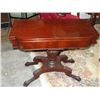 Image 1 : Victorian mahogany games table
