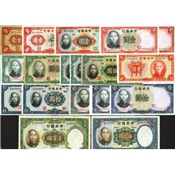 Central Bank of China. 1936 Issues.