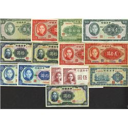 Central Bank of China. 1941 Issues.