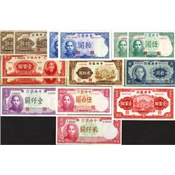 Central Bank of China. 1942 Issues.