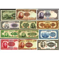 Central Bank of China. 1943-44 Issues.