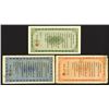Image 2 : Fixed Term, Interest Bearing Treasury Notes, 1919-1920 Banknote Issue Trio.