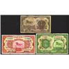 Image 1 : National Industrial Bank of China, 1924 Shanghai Issue Trio.