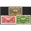 Image 2 : National Industrial Bank of China, 1924 Shanghai Issue Trio.