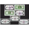Image 1 : Chinese-American Bank of Commerce, 1920 First Issue Set of Specimen Banknotes.