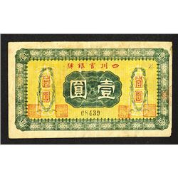 Szechuan Official Bank. ND Issue.