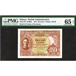 Board of commissioners of Currency, Malaya, 1941 Issue Banknote.