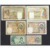 Image 1 : Banque de l'Algerie, 1940-1945 Issues, Group of 6 Notes