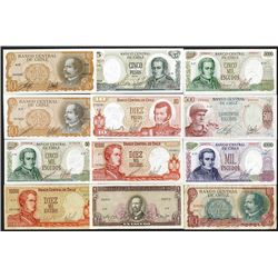 Banco Central de Chile. 1962-75 Issues.