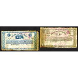 Banco de Santander. 1873 Issue.