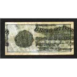 Banco de Estado. 1900 Issue.
