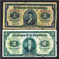 Banco de la Republica. 1923 Issue.