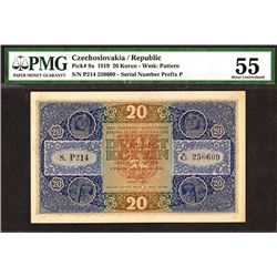 Republika Ceskoslovenska. 1919 Issue.