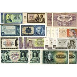 Narodna Banka Ceskoslovenska and Republika Ceskoslovenska. 1926- Issues.