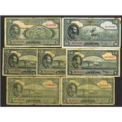 State Bank of Ethiopia. 1945 ND Issue.