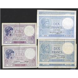 Banque de France. 1917-41 Issues.