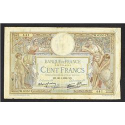 Banque de France. 1939 Issue.