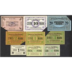 Zossen Vineyard warehouse vouchers.