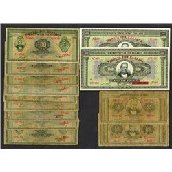 Bank of Greece. Mostly Overprint issues. Ca. 1928.