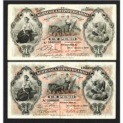 Banco Agricola Hipotecario. 1900-20 Issues.