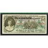 Image 2 : Banco de Occidente, Quezaltenango, 1920 Issue Banknote.
