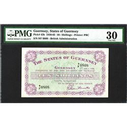 States of Guernsey, 1958 British Administration Issue With Fancy Repeater S/N, 9/F 0808.