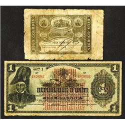 Republique d'Haiti. 1827, 1919 Provisional Issue.