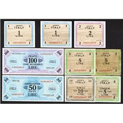 Allied Military Currency. 1943 Issues.