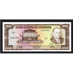 Banco Nacional de Nicaragua. 1972 Issue.