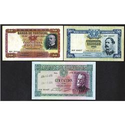 Banco de Portugal. 1949-55 Issues.
