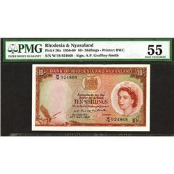 Bank of Rhodesia & Nyasaland. 1960 Issue.