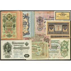 State Credit Notes, 1898-1917 Issues, Group of 28 Notes