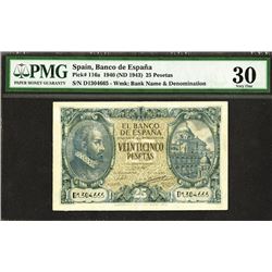 Banco de Espana. 1940 Issue.