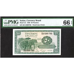 Sudan Currency Board. 1956 Issue.